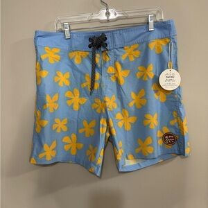 NWT Men's Board Shorts Quick-Dry Swim. Made from recycled plastic. Size 34